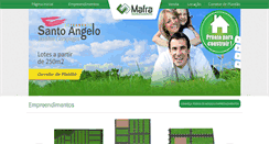 Desktop Screenshot of mafraempreendimentos.com.br