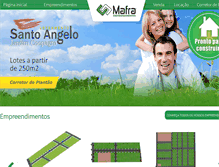 Tablet Screenshot of mafraempreendimentos.com.br